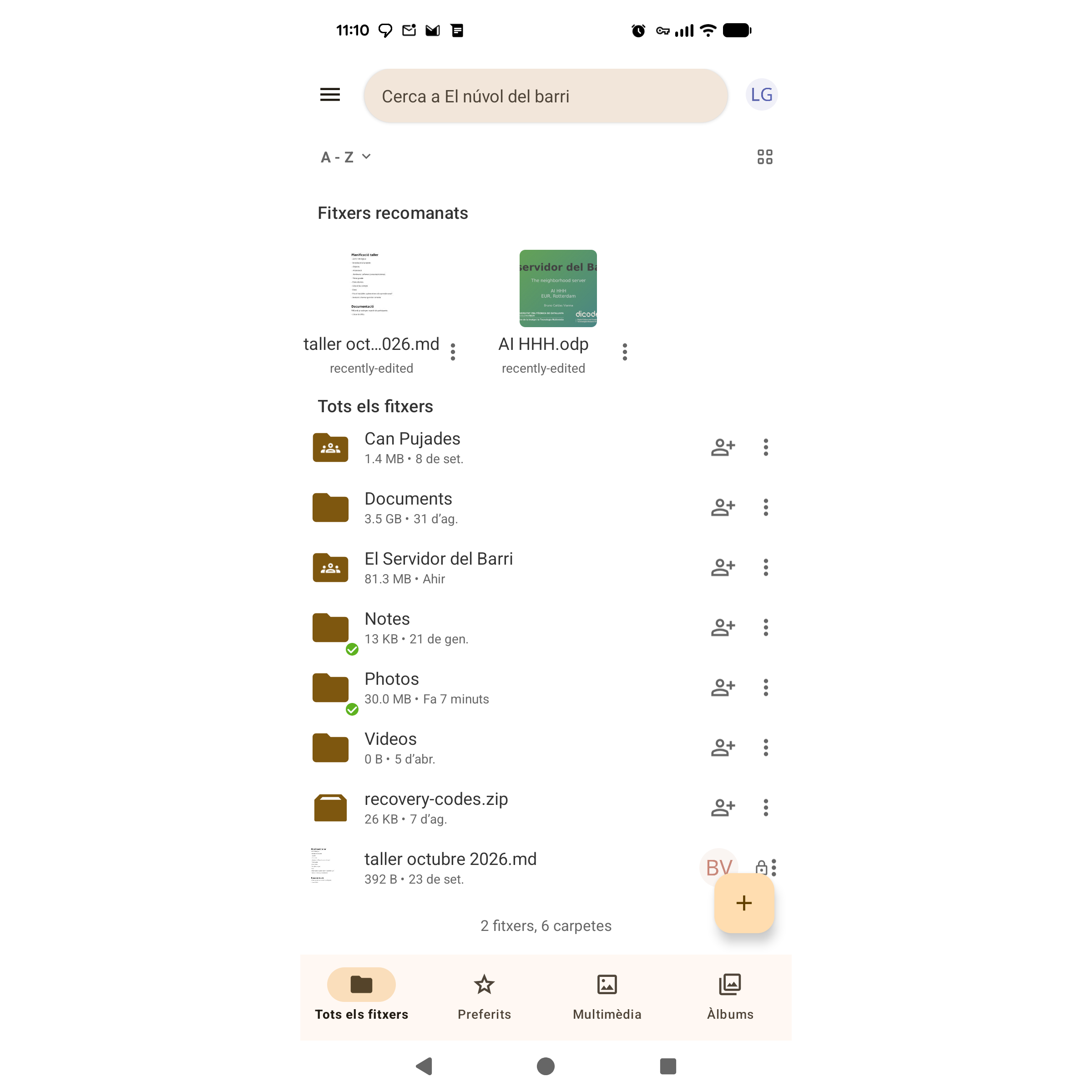 Nextcloud Files app
